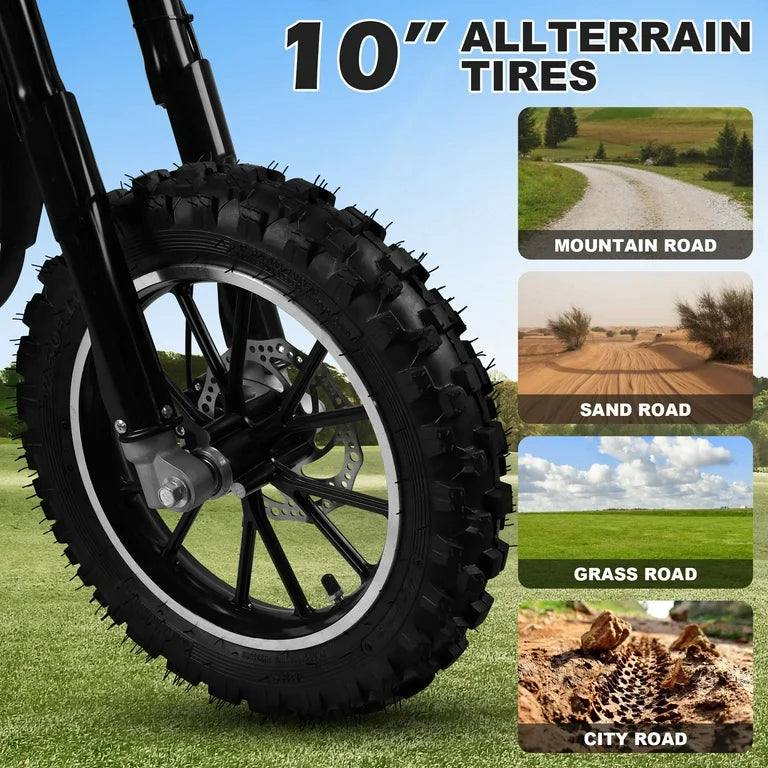 49cc Gasoline Dirt Bike for Kids ages 6-15,2-Stroke Gas Power Mini Dirt Bike