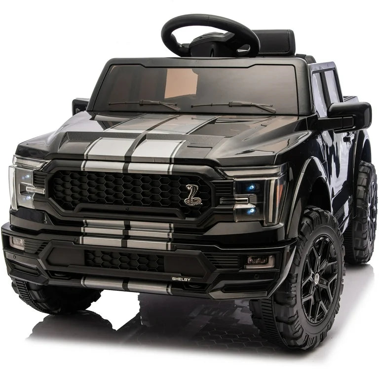 24V Licensed Ford-Shelby F-150 Kids Ride on Car, 24V Ride on Toy Truck for Toddlers with Remote, Trunk, 400W Motor