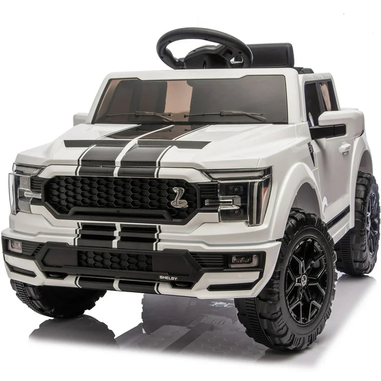 24V Licensed Ford-Shelby F-150 Kids Ride on Car, 24V Ride on Toy Truck for Toddlers with Remote, Trunk, 400W Motor