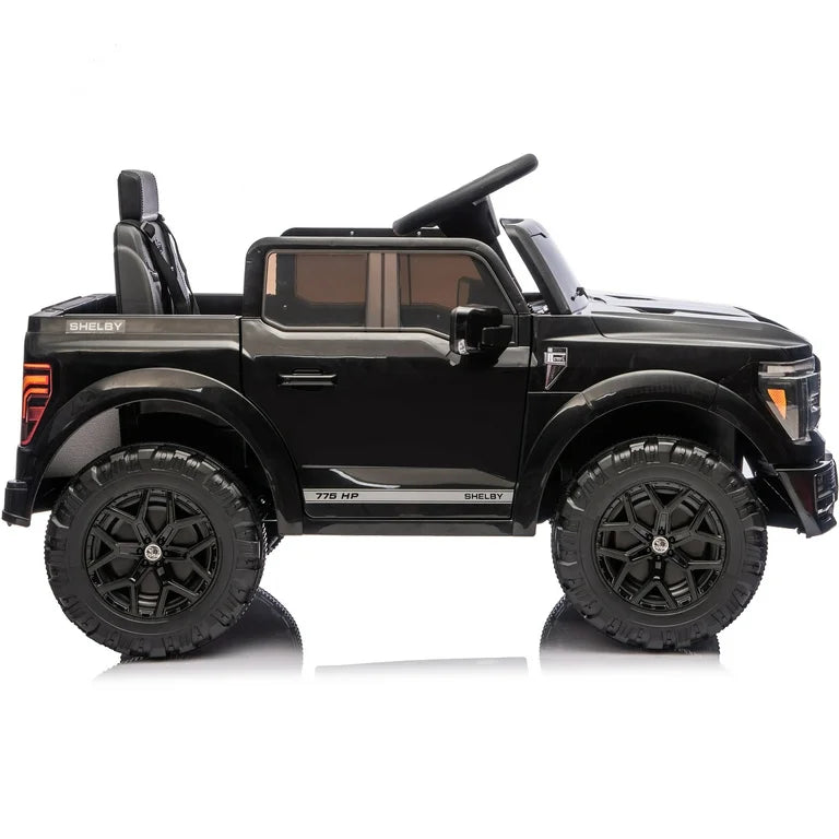 24V Licensed Ford-Shelby F-150 Kids Ride on Car, 24V Ride on Toy Truck for Toddlers with Remote, Trunk, 400W Motor