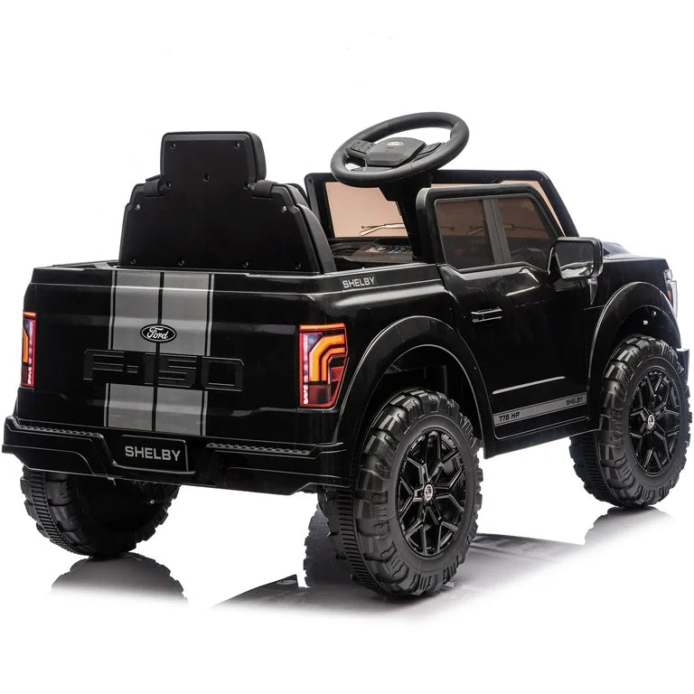 24V Licensed Ford-Shelby F-150 Kids Ride on Car, 24V Ride on Toy Truck for Toddlers with Remote, Trunk, 400W Motor