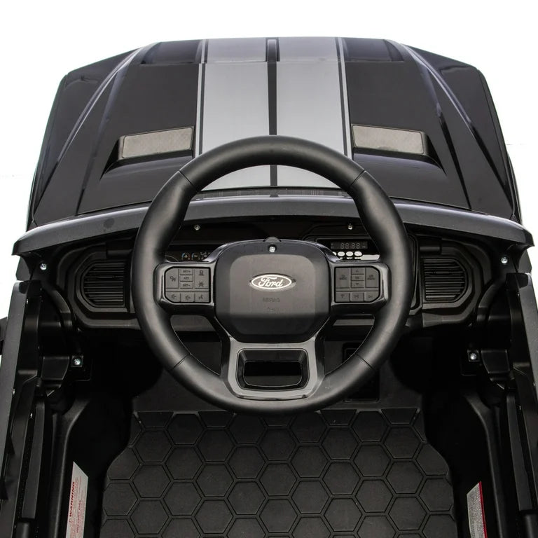 24V Licensed Ford-Shelby F-150 Kids Ride on Car, 24V Ride on Toy Truck for Toddlers with Remote, Trunk, 400W Motor