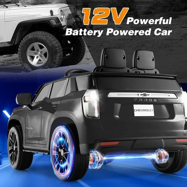 12V Kids Ride On Chevy Tahoe Electric Truck SUV
Remote w/ Light & Music